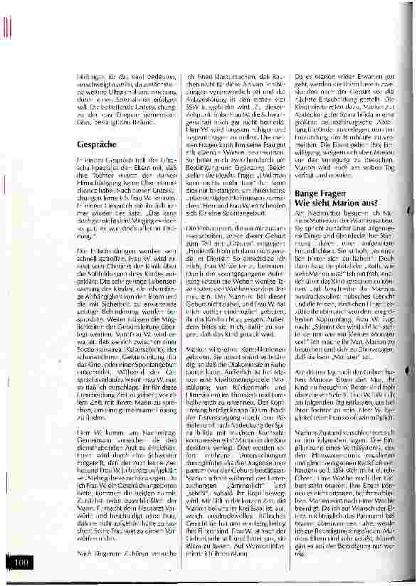 Vorschauseite 3: Mißgebildete Neugeborene - Ein unerfreulicher Nebenaspekt des Hebammenberufes?