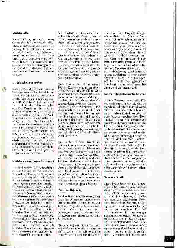 Vorschauseite 6: Mißgebildete Neugeborene - Ein unerfreulicher Nebenaspekt des Hebammenberufes?