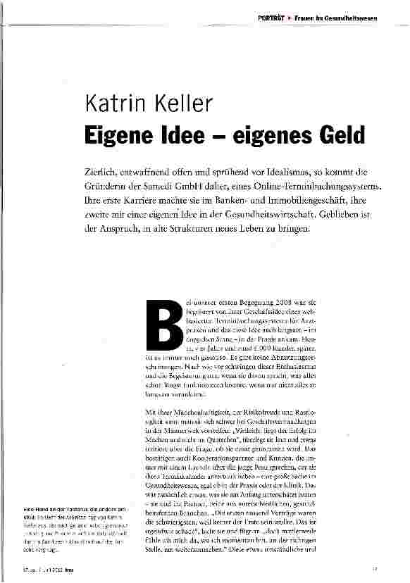 Vorschauseite 2: Katrin Keller Eigene Idee - eigenes Geld