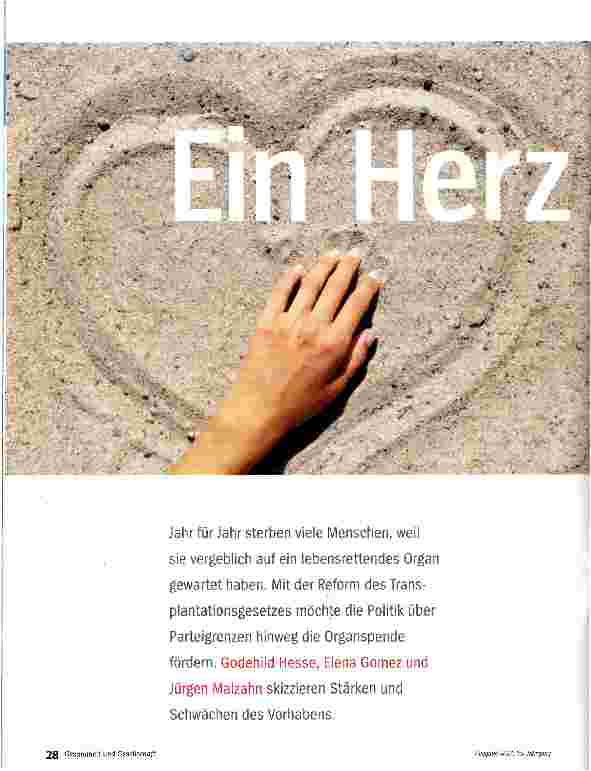 Vorschauseite 1: Ein Herz fürs Leben