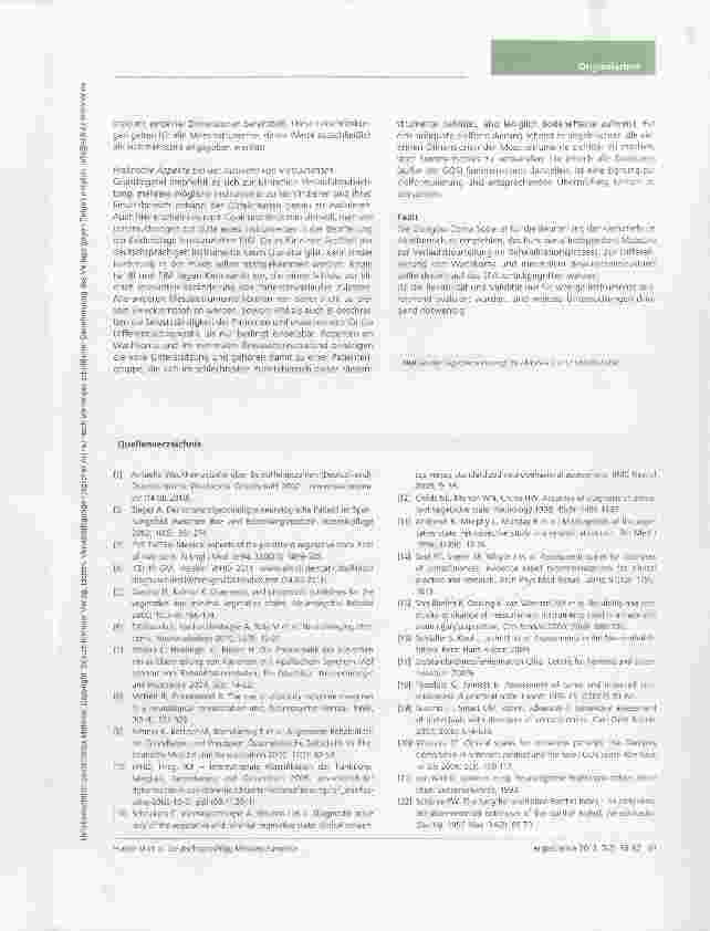 Vorschauseite 6: Deutschsprachige Messinstrumente für die Rehabilitation von Patienten im Wachkoma oder im minimalen Bewusstseinszustand