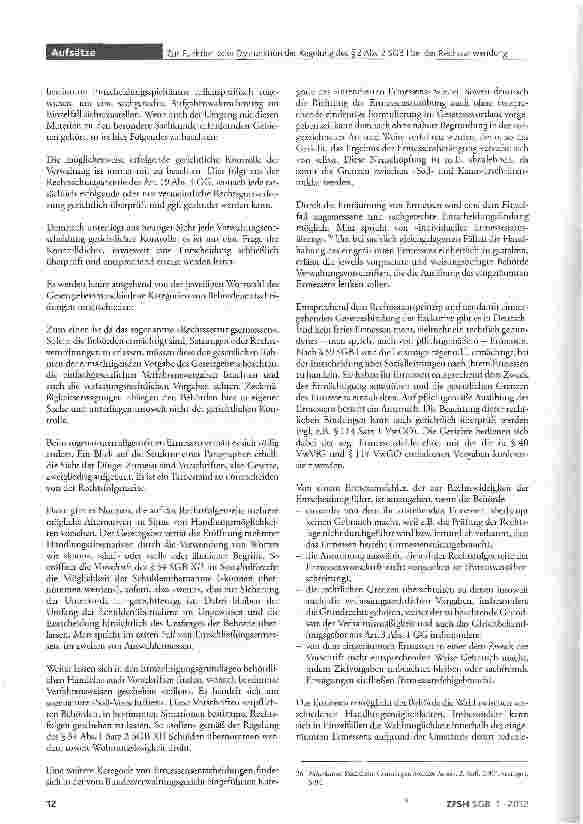 Vorschauseite 4: Zur Funktion oder Dysfunktion der Regelung des §2 Abs. 2 SGB I bei der Rechtsanwendung auf der Grundlage des Sozialgesetzbuches