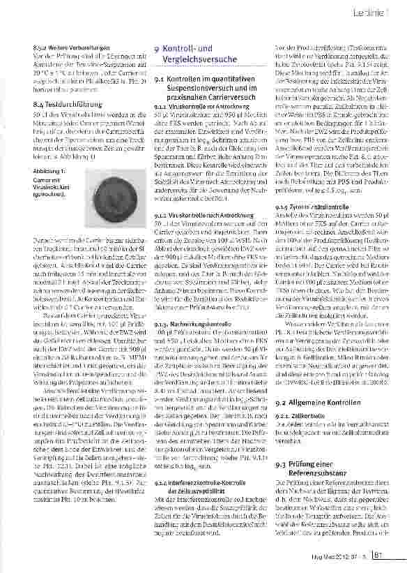 Vorschauseite 4: Quantitative Prüfung der viruziden Wirksamkeit chemischer Desinfektionsmittel auf nicht-porösen Oberflächen