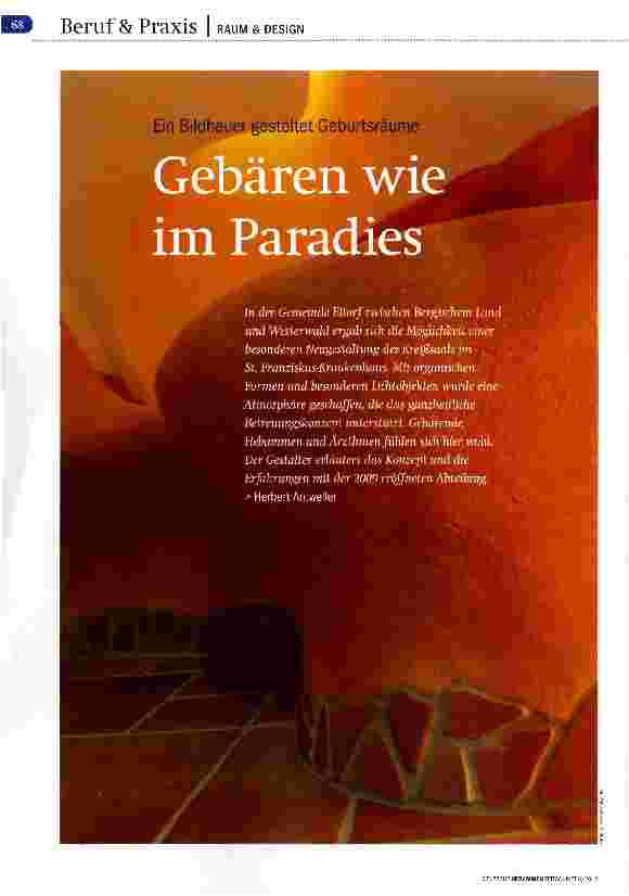 Vorschauseite 1: Gebrären wie im Paradies
