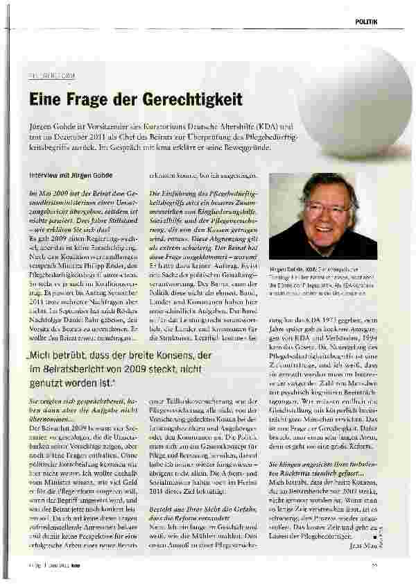 Vorschauseite 1: Eine Frage der Gerechtigkeit