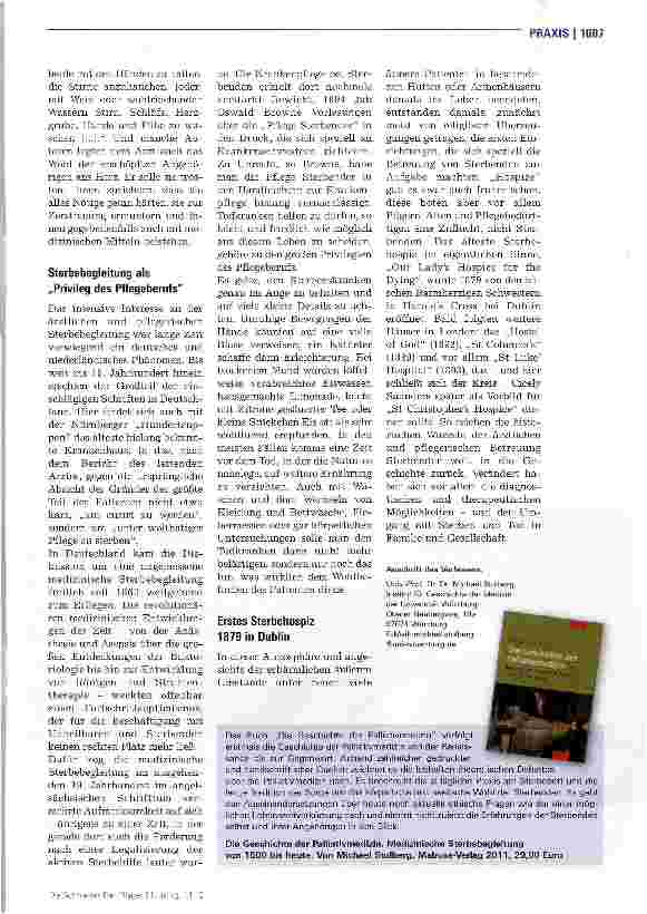 Vorschauseite 4: Die lange Geschichte der Palliativmedizin