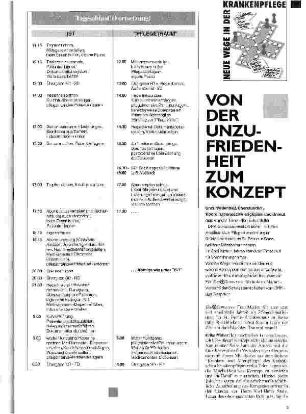Vorschauseite 2: Mein Pflegetraum Überlegungen zur Regelarbeitszeit