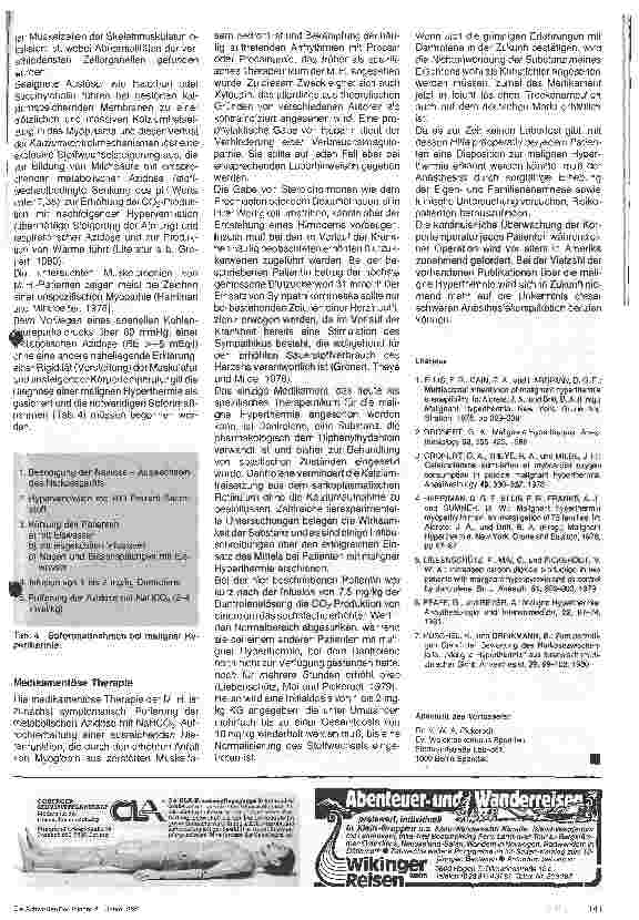 Vorschauseite 2: Die maligne Hyperthermie