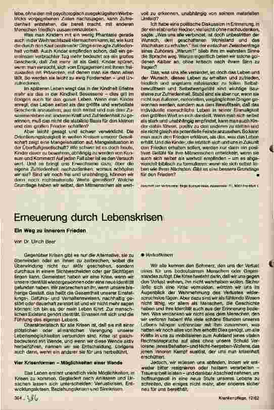Vorschauseite 1: Erneuerung durch Lebenskrisen