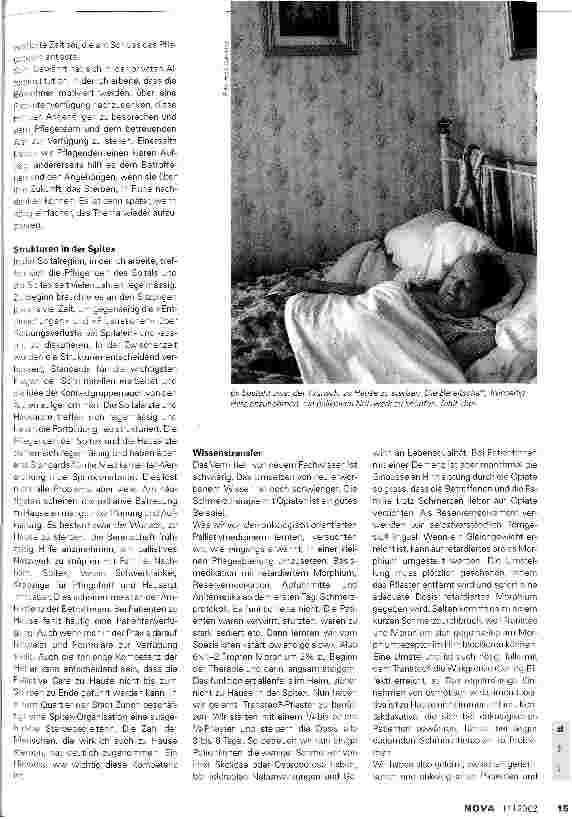 Vorschauseite 2: Palliative Care im Heim und zu Hause Möglichkeiten und Grenzen in der Praxis