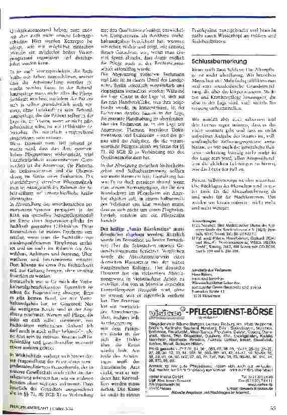 Vorschauseite 2: (Über-)Reglementierung der Altenpflege Teil 2