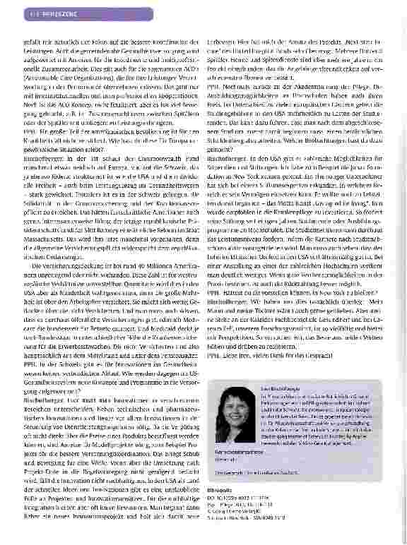 Vorschauseite 3: Interview mit Iren Bischofberger