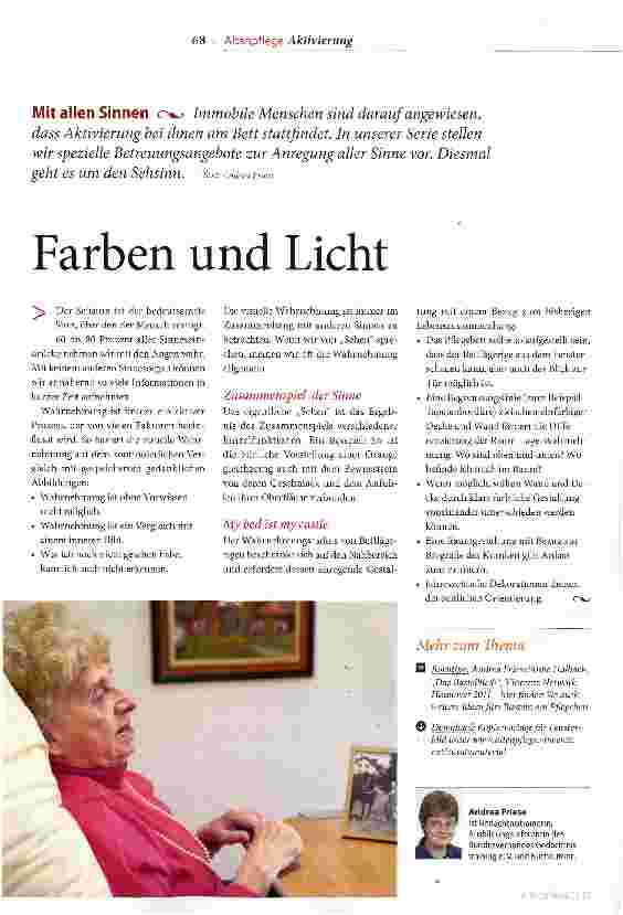 Vorschauseite 1: Farben und Licht