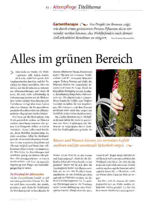 Vorschauseite 2: Alles im grünen Bereich