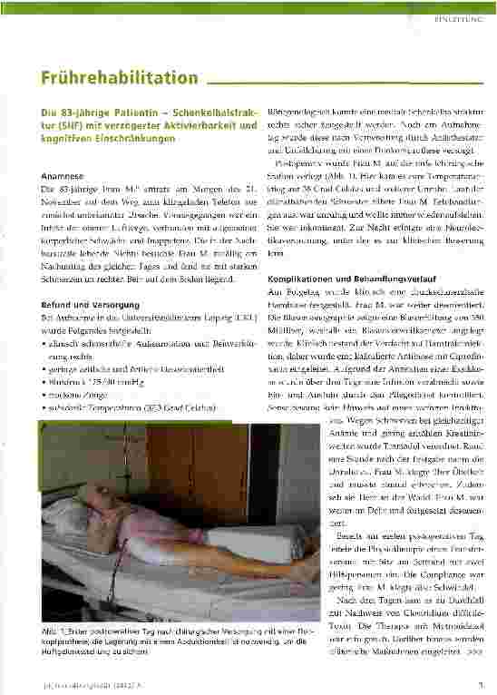 Vorschauseite 1: Frührehabilitation