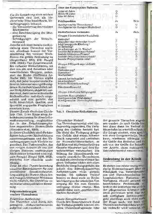 Vorschauseite 2: Thromboembolie Prophylaktische Maßnahmen