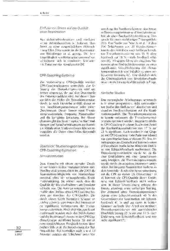 Vorschauseite 2: Wie kommt die Leitlinie auf die Straße? - bei der Reanimation