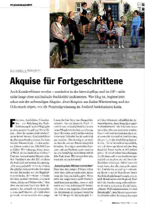 Vorschauseite 1: Akquise für Fortgeschrittene
