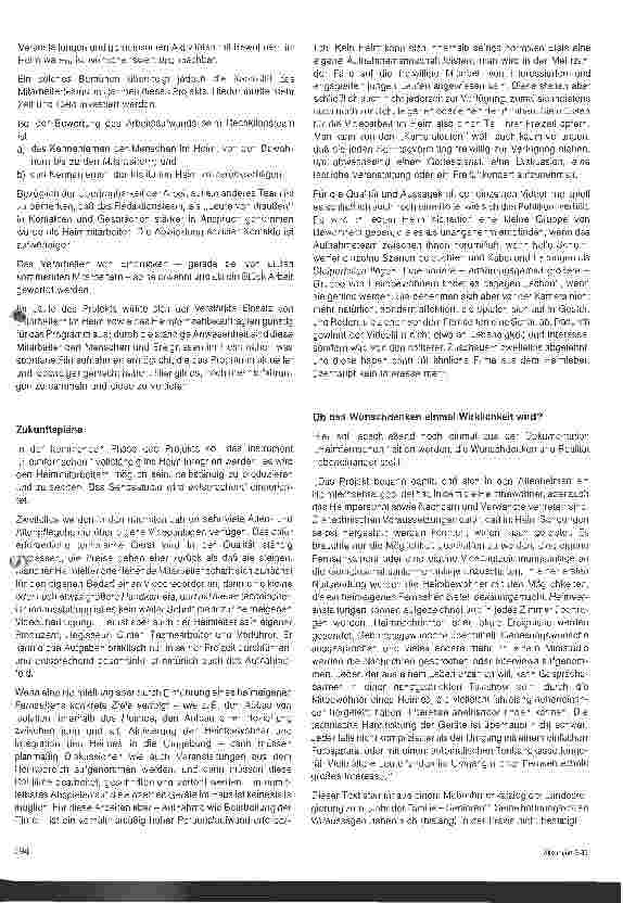 Vorschauseite 4: Heimeigenes Fernsehen - ein sicherer Erfolg?