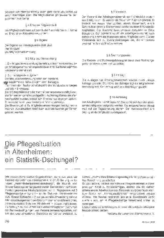 Vorschauseite 3: Arbeitsgemeinschaft der Heimbeiräte