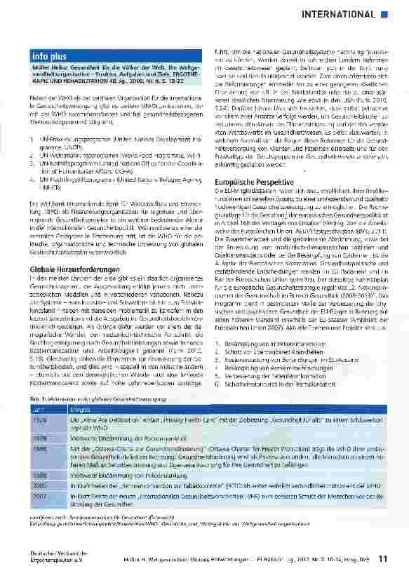 Vorschauseite 2: Weltgesundheit: Globale Entwicklungen, aktuelle Schwerpunkte, Zukunftsthemen