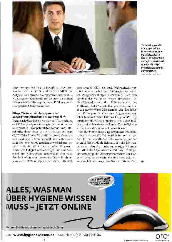 Vorschauseite 2: MDK und Heimaufsicht: Das gemischte Doppel