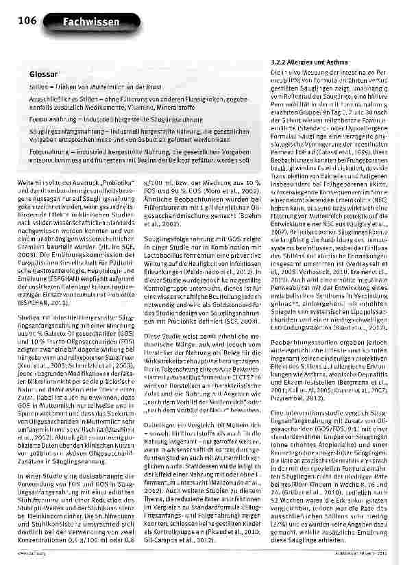 Vorschauseite 5: Unterschiede in der Zusammensetzung von Muttermilch und industriell hergestellter Säuglingsanfangsund Folgenahrung und Auswirkungen auf die Gesundheit von Säuglingen