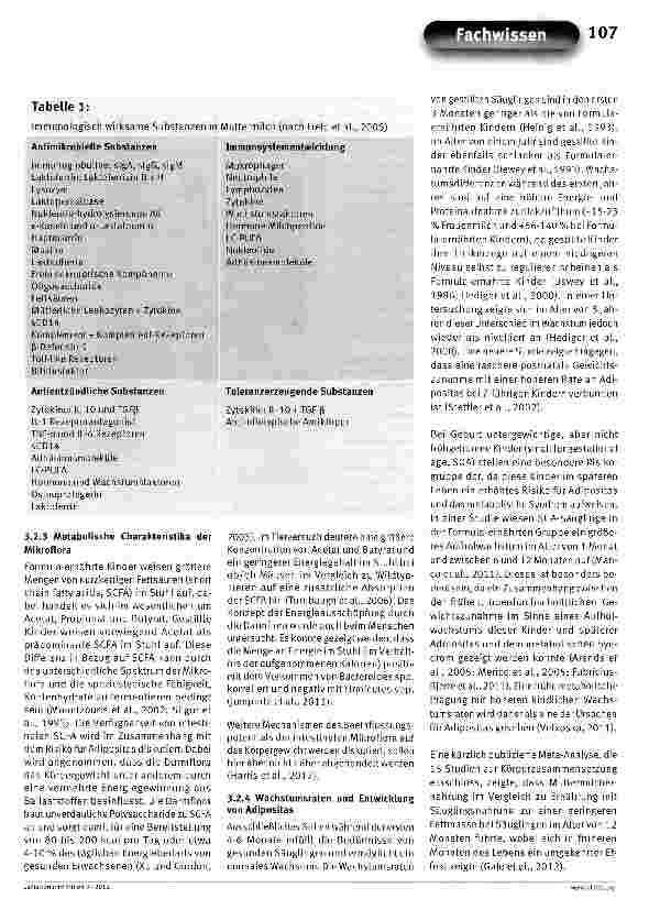 Vorschauseite 6: Unterschiede in der Zusammensetzung von Muttermilch und industriell hergestellter Säuglingsanfangsund Folgenahrung und Auswirkungen auf die Gesundheit von Säuglingen