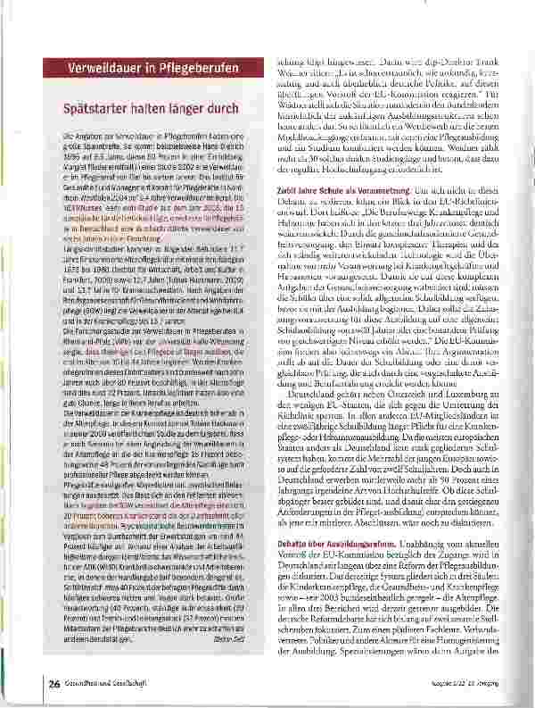 Vorschauseite 3: Mit Herzensbildung und Studium