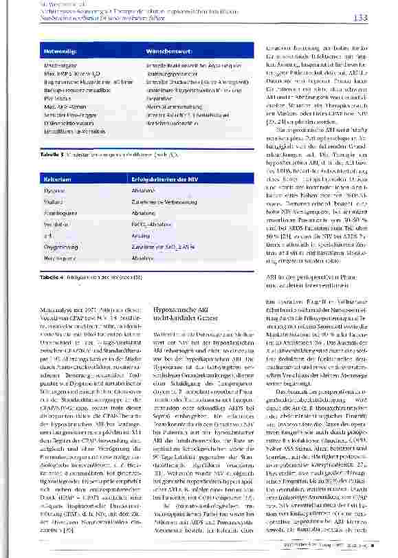 Vorschauseite 6: Nichtinvasive Beatmung als Therapie der akuten respiratorischen Insuffizienz