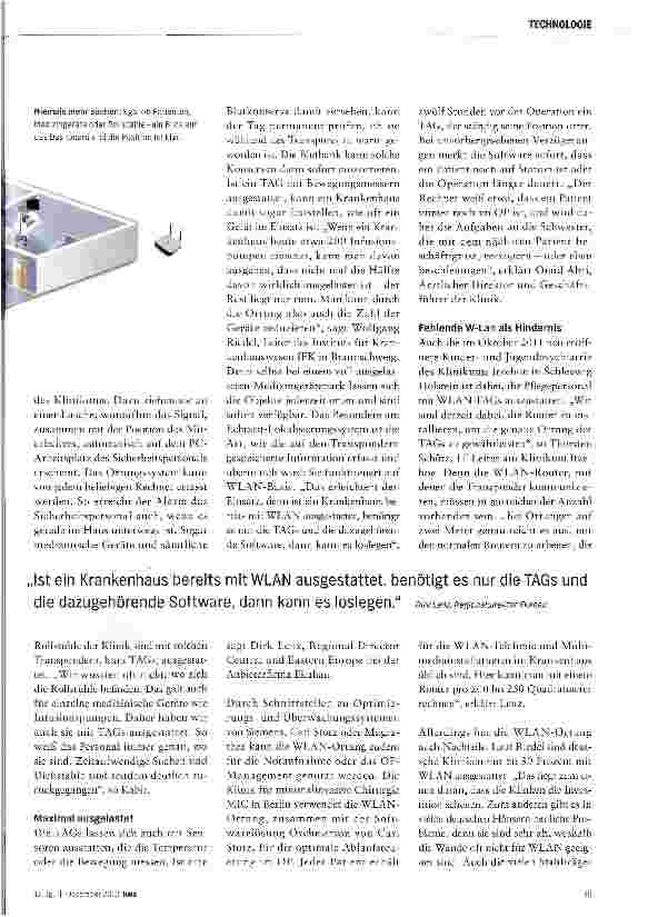 Vorschauseite 2: Das gläserne Krankenhaus