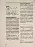 Vorschauseite 1: Junge Pflegewissenschaft: Stabilisierung der psychischen Situation einer multimorbid erkrankten, betagten Frau mit einer COVID-19-Infektion im Krankenhaus - eine Fallanalyse