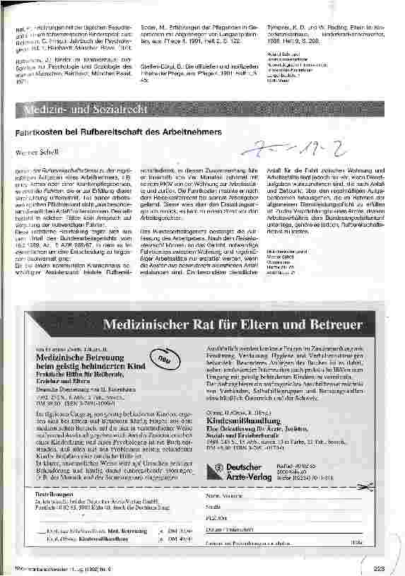 Vorschauseite 1: Fahrtkosten bei Rufbereitschaft des Arbeitnehmers