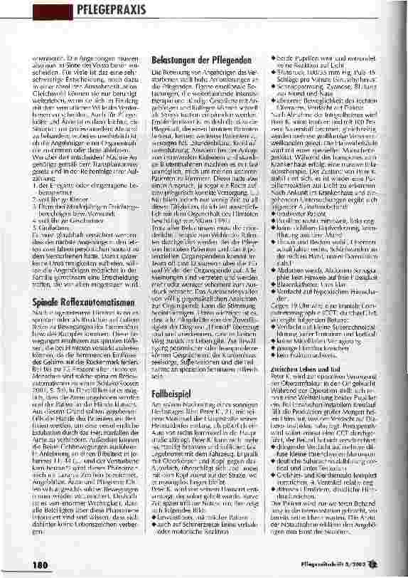 Vorschauseite 2: Hirntod ... und nun?