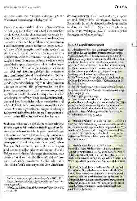 Vorschauseite 2: Meldepflicht aus der Sicht des Betroffenen