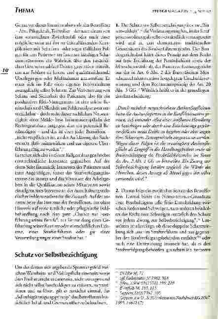 Vorschauseite 3: Meldepflicht aus der Sicht des Betroffenen