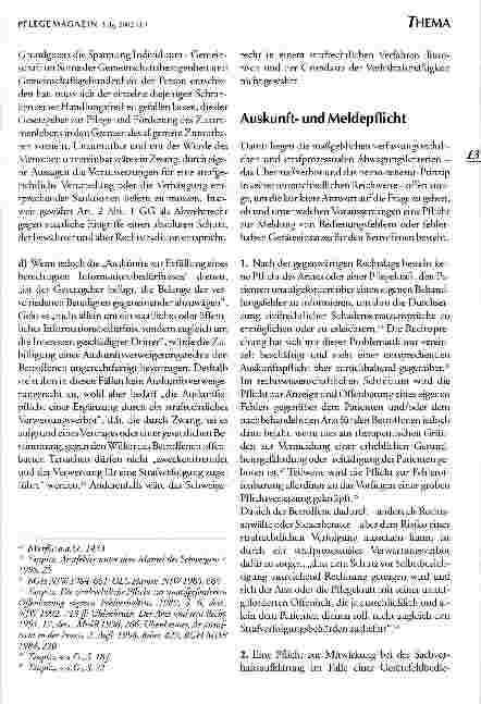 Vorschauseite 6: Meldepflicht aus der Sicht des Betroffenen