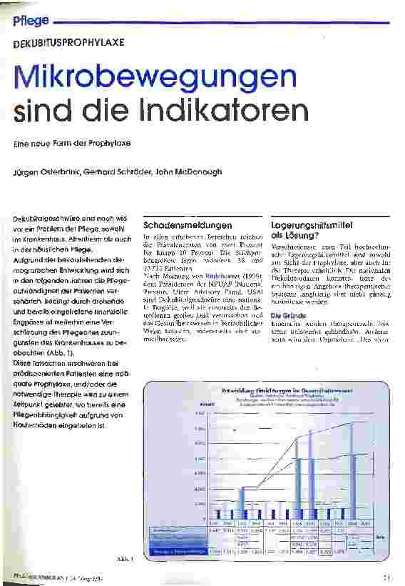 Vorschauseite 1: Mikrobewegungen sind die Indikatoren