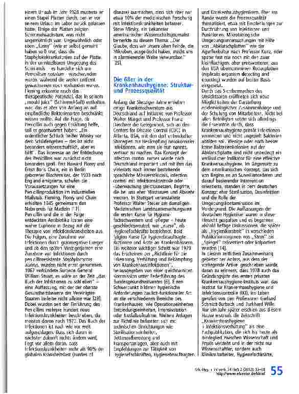 Vorschauseite 3: Von Hospitalismuskeimen und multiresistenten Erregern: Die Entwicklung der Krankenhaushygiene in Deutschland