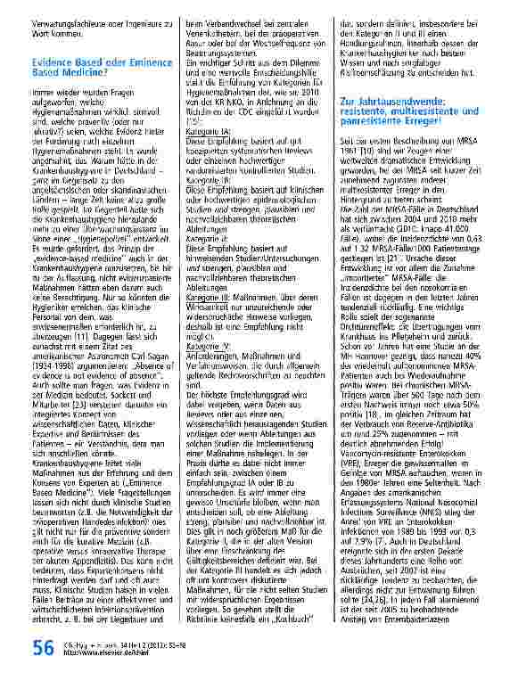 Vorschauseite 4: Von Hospitalismuskeimen und multiresistenten Erregern: Die Entwicklung der Krankenhaushygiene in Deutschland