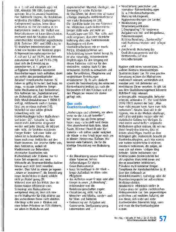 Vorschauseite 5: Von Hospitalismuskeimen und multiresistenten Erregern: Die Entwicklung der Krankenhaushygiene in Deutschland