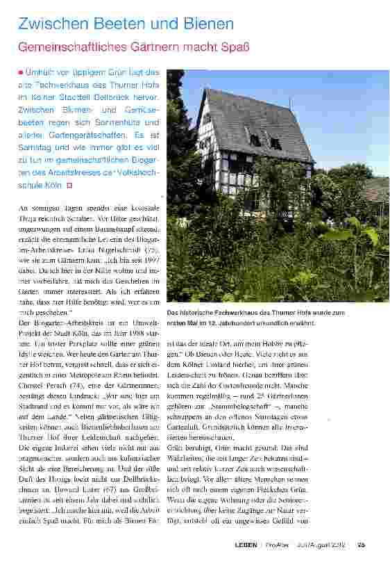 Vorschauseite 1: Zwischen Beeten und Bienen