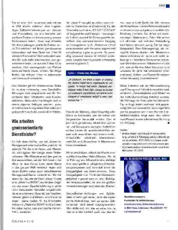 Vorschauseite 2: Die Macht des Leitbilds
