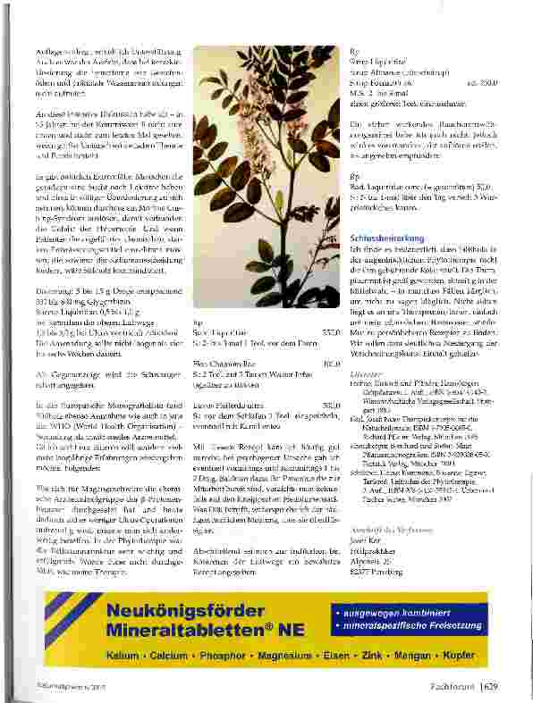Vorschauseite 2: Süßholz ist die Arzneipflanze des Jahres 2012