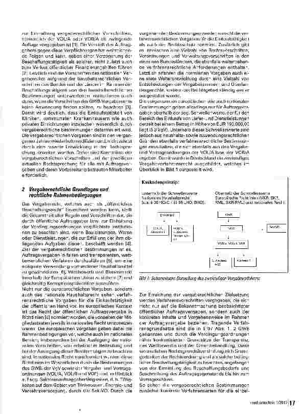 Vorschauseite 2: Der Einkauf von Lieferund Dienstleistungen im Krankenhaus
