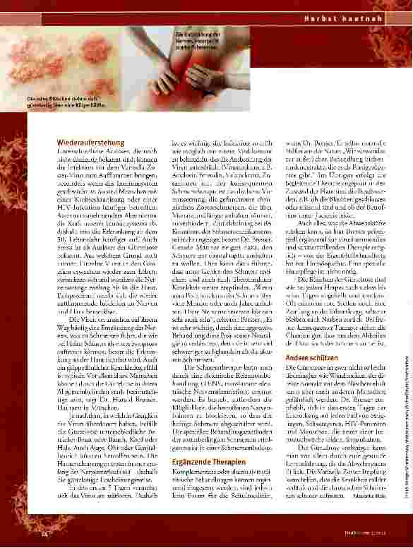 Vorschauseite 3: Riskante Bläschen Gürtelrose