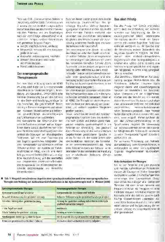 Vorschauseite 3: APT- Partizipationstraining in der Aphasietherapie mit dem alert-Prinzip