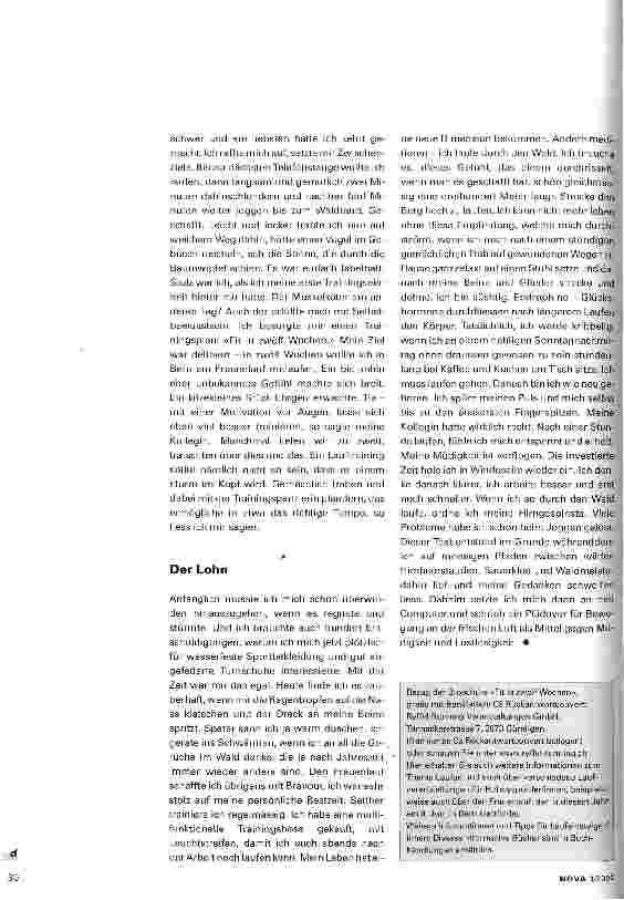 Vorschauseite 3: Laufen, die Energiespritze für Körper und Geist