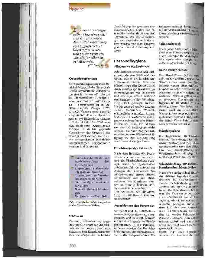 Vorschauseite 3: Maßnahmen zur Verhütung von postoperativen Wundinfektionen und Hygienemaßnahmen in der Operationsabteilung