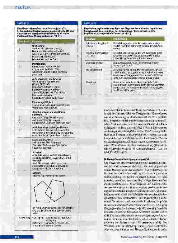 Vorschauseite 5: Diagnostik und Therapie der minimalen hepatischen Enzephalopathie